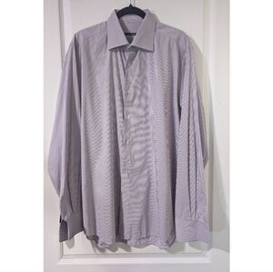 Pal Zileri | Pinstripe Dress Shirt In Purple